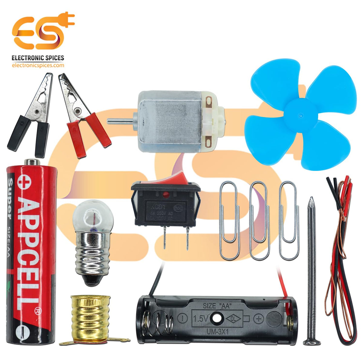 Science Kit Experiments For Kids Electronic Science Experiment Kit Science Kit for Kids Kit Electric Circuit Kit with Motor Fan Early Learning Physics Science