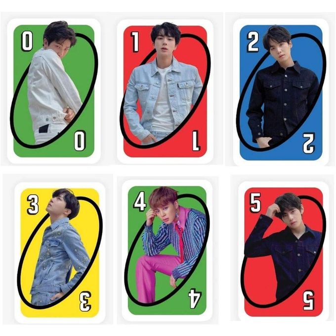 UN0 BTS Cards Game Play with Family and Friends and Ideal for Parties, Travel, and Family Gatherings