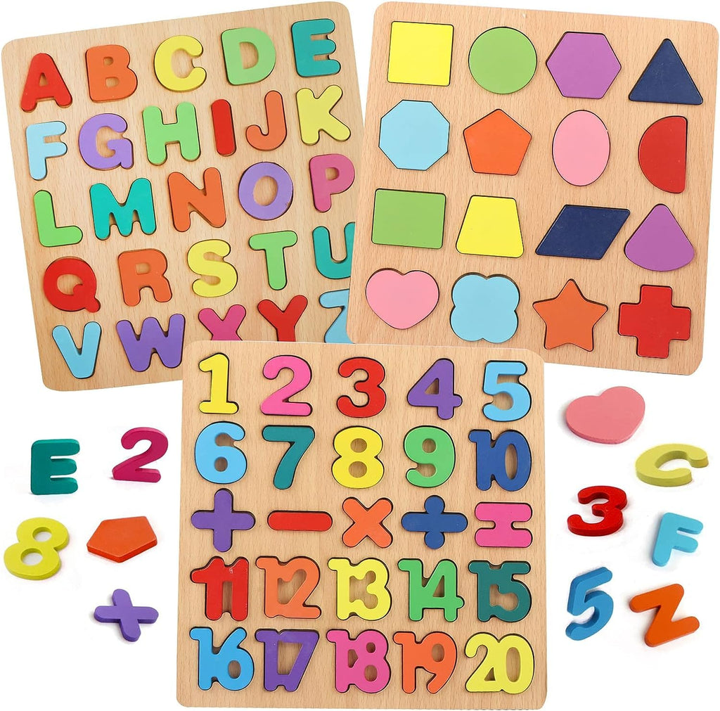 Wooden Alphabet Wooden English Letters Alphabet Number Shape Learning Montessori Toys Preschool Education Kids Learning Toys