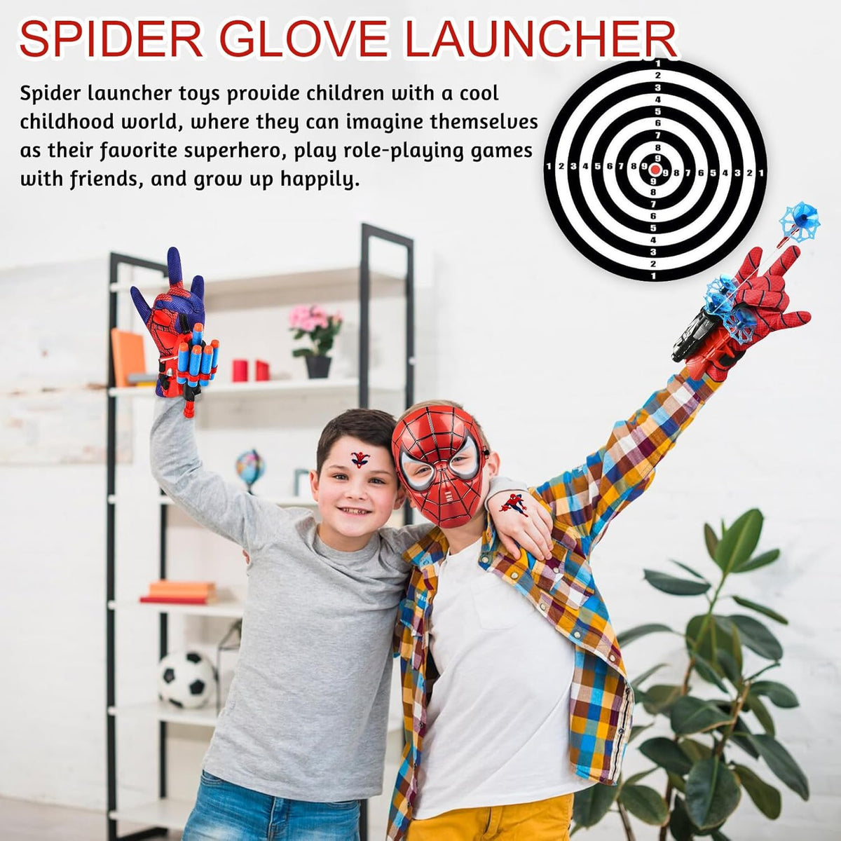 Spiderman Web Toy For Kids Spiderman Launcher Gloves Wrist Spider Web Shooting Game Kids Spiderman Hero Gloves, Spiderman Web, Wrist Toy Set