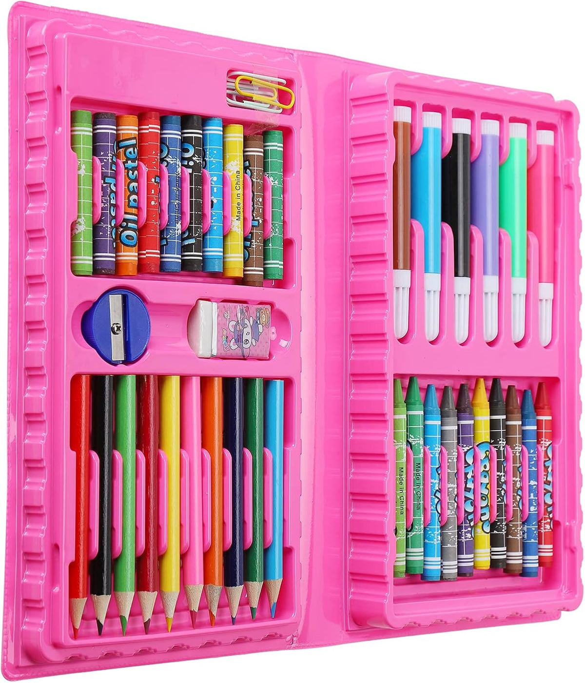 Color Art Book Craft Set Color Box Set For Girls and Boys Colors Box Color Pencil Crayons Colors Kids Painting School Kit 42pcs Artiest Kit Art Set for Kids