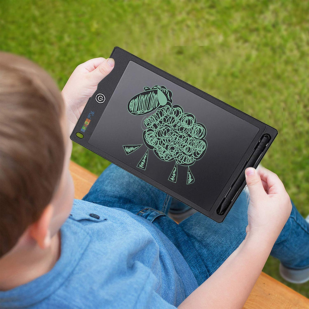 LCD Writing Tablet 8.5 Inch Multicolor Digital Drawing Pad – Electronic Erasable Writing Board, Reusable LCD Writing Pad for Kids, Educational Learning Toy for Writing, Doodling & Drawing