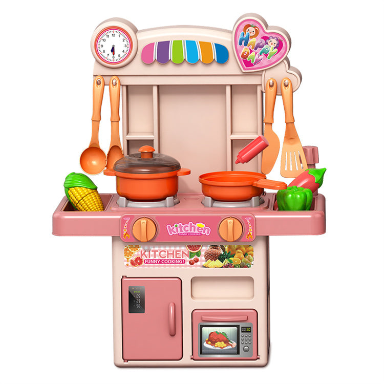 Dora Frozen Kitchen Toy Set For Kids Girls With Real Water Sound Lights Effect Pretend Play Cooking Set