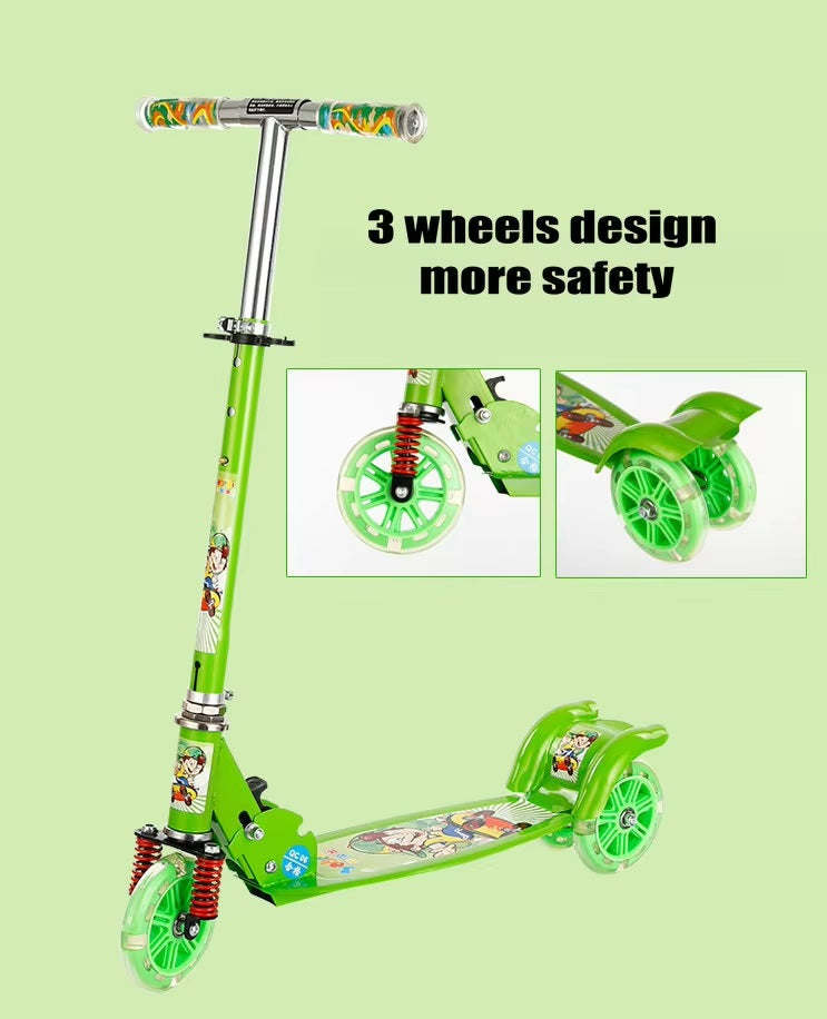 Big Scooty For Kids Adjustable 3 Wheel Large Kick Scooter Gifts For Toddlers Children Boys Girls 12years