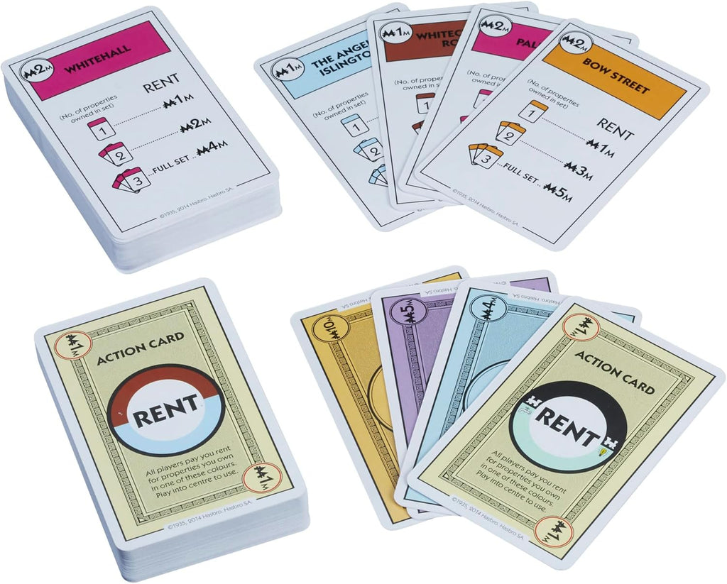 Monopoly Deal Card Game Special Edition Property Trading Family Fun Games Original English Version 110 Cards