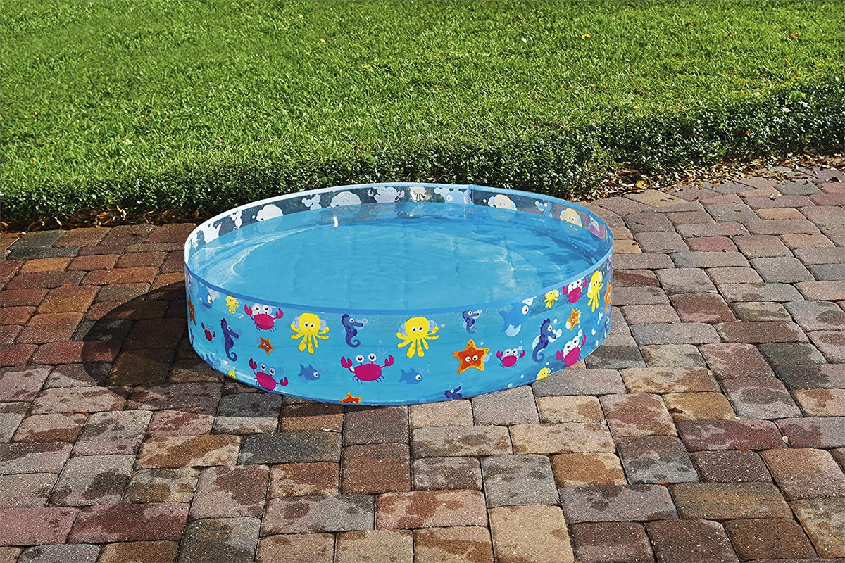 Bestway Sea Swimming Fun Play Pool Without Air 4' 5' 6' 8' feet Fill-N-Fun Paddling Pool For Kids Imported