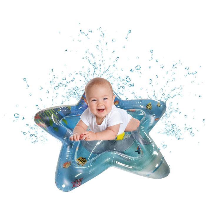 Baby Toddler Activity Water Play Gym Leakproof Cushion Inflatable Tummy Time Fitness Rack Mat
