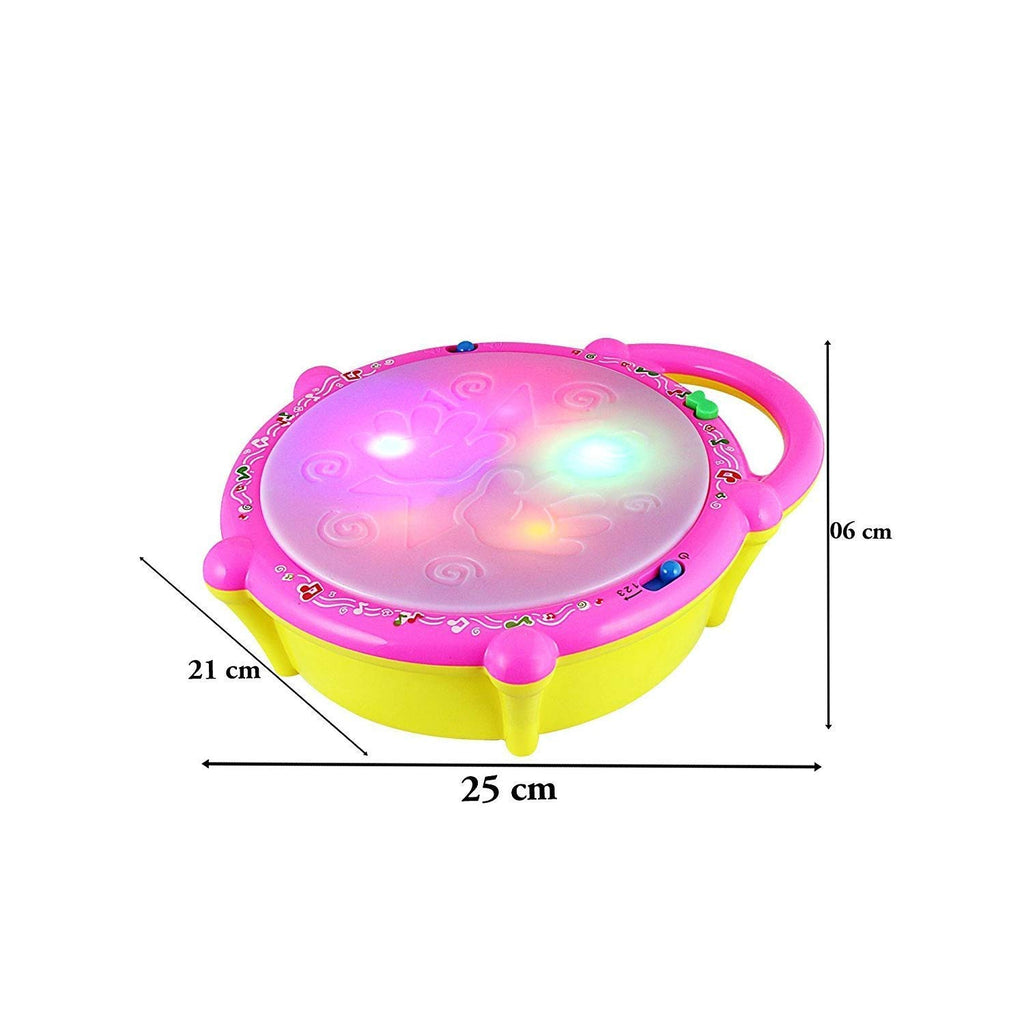 Musical Flash Drum with 3D Lights Music Baby Toy For Toddler Baby Multifunctional Toy For Kids