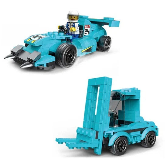10in1 Lego Building Blocks Multificence Thunder Racing Vehicle 10 Model Lego Sets For Kids Educational DIY Toys Creative Mind Lego Blocks For Kids