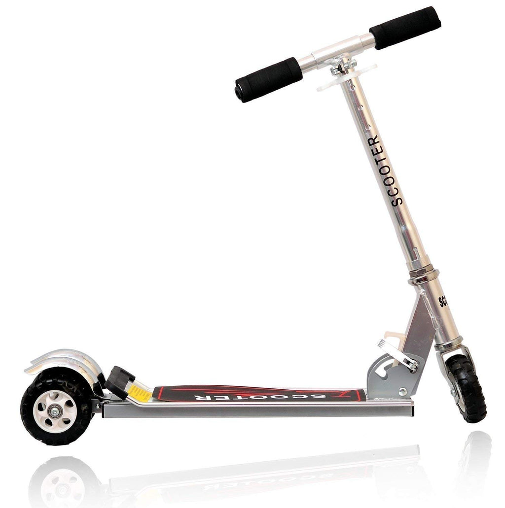 Scooty For Kids Large Size Teenagers Adults Foldable Adjustable Height Heavy Duty Aluminum Alloy 3 Wheel Kick Scooter For Boys and Girls