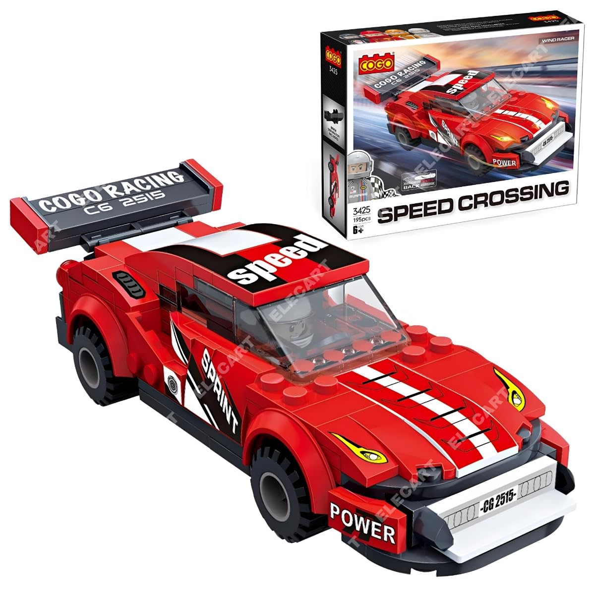 Original Lego Building Blocks Speed Racing Car Shaped Lego Sets For Kids Educational DIY Toys Creative Mind Lego Blocks For Kids