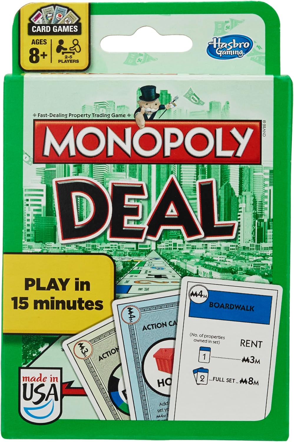 Monopoly Deal Card Game Special Edition Property Trading Family Fun Games Original English Version 110 Cards