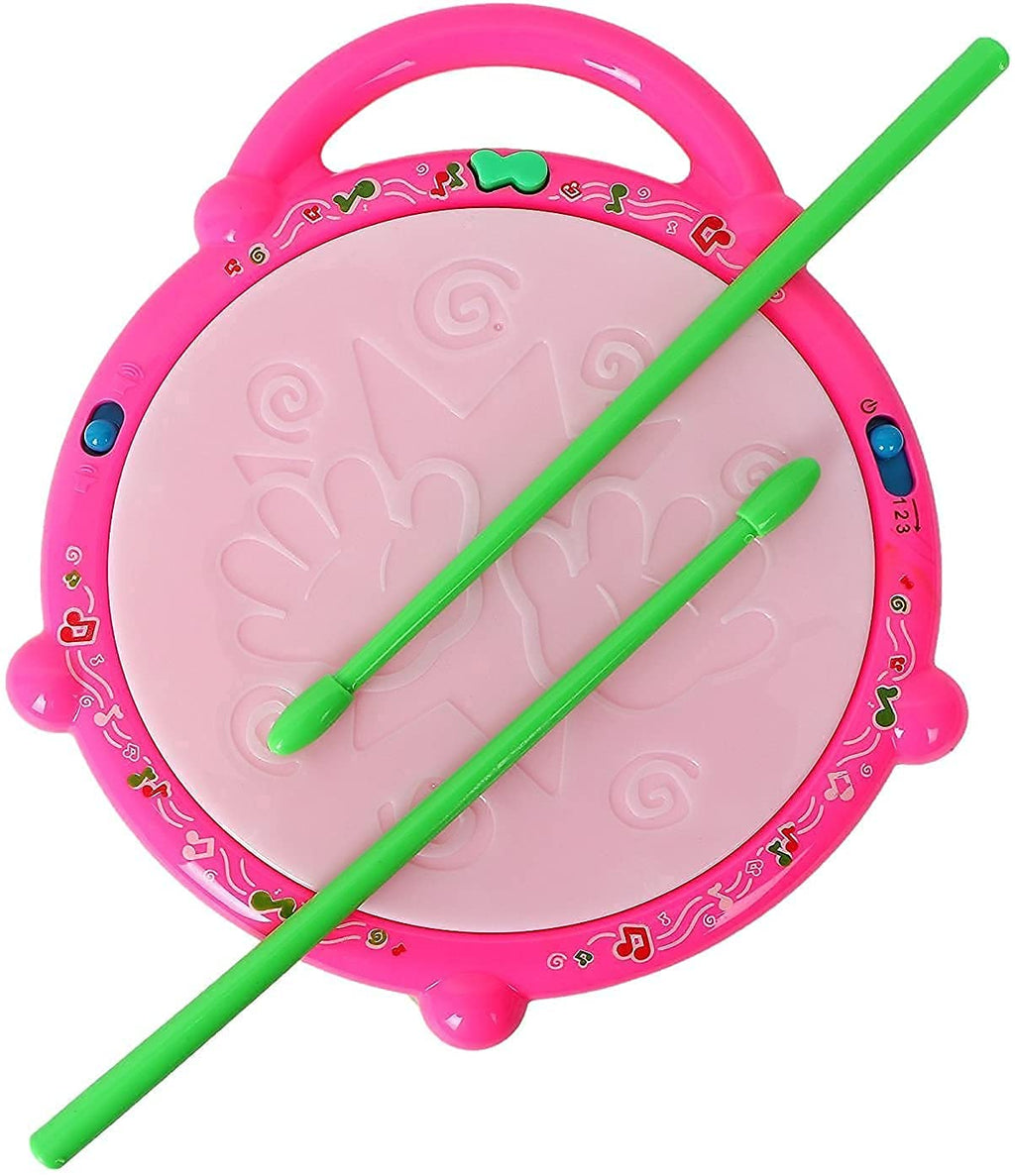 Musical Flash Drum with 3D Lights Music Baby Toy For Toddler Baby Multifunctional Toy For Kids