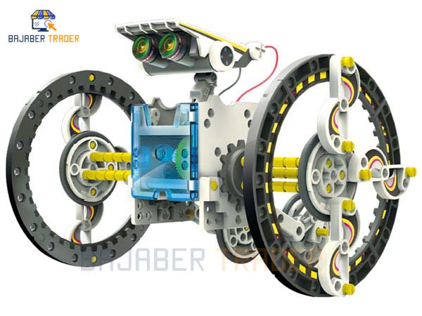 14 IN 1 Solar Robot Educational Kit  Build Your Own Robot Kit  Powered by the Sun