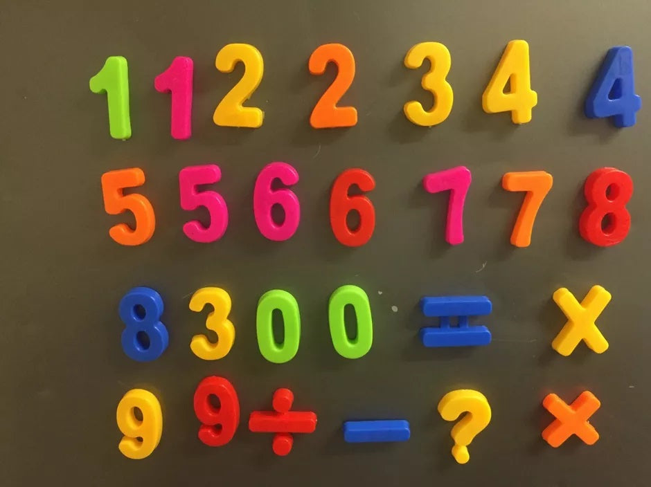 Magnetic Alphabet And Numbers English Capital Alphabets A to Z Preschool Learning, Spelling, Counting 26 Alphabets