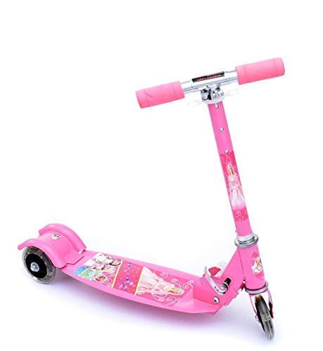 Scooty For Kids Wide Deck Heavy Weight Metal Body Adjustable 3 Wheel Kick Scooter Gifts For Toddlers Children Boys Girls
