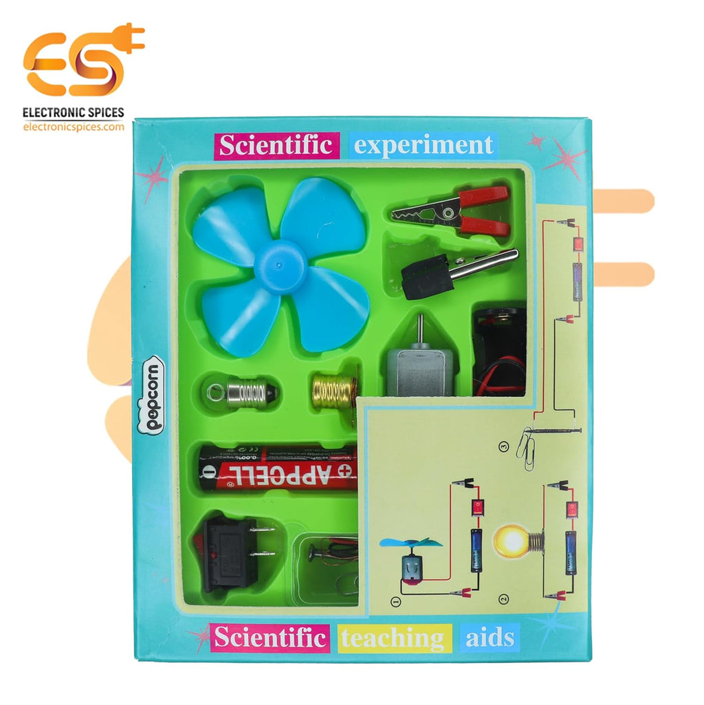 Science Kit Experiments For Kids Electronic Science Experiment Kit Science Kit for Kids Kit Electric Circuit Kit with Motor Fan Early Learning Physics Science
