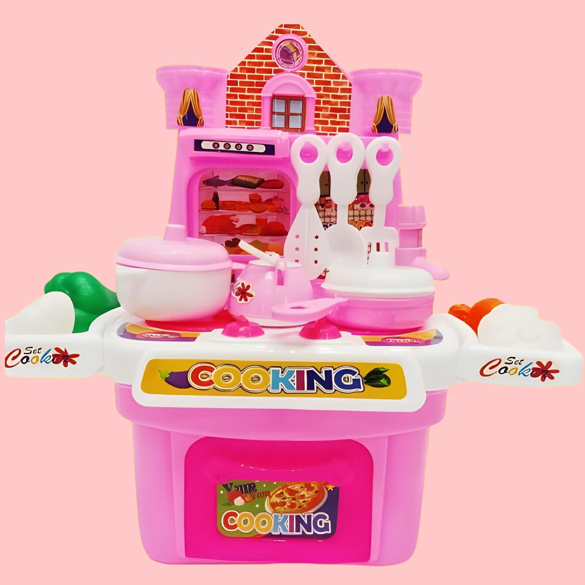 Kitchen Set toy for Kids Girls Boys Kitchen Cooking Toy Set With Tap Water And Accessories Pretend Play Toys for Children's