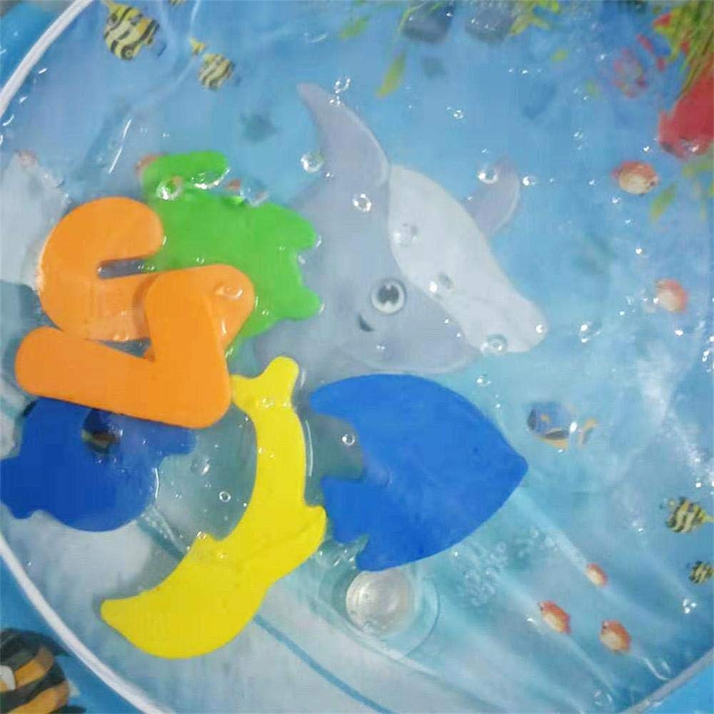 Baby Toddler Activity Water Play Gym Leakproof Cushion Inflatable Tummy Time Fitness Rack Mat