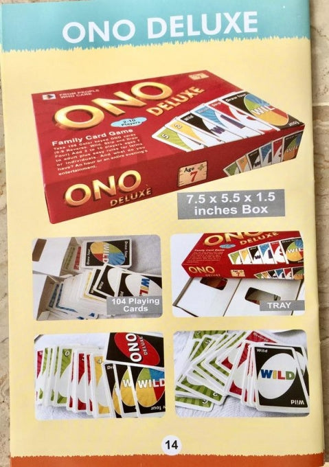 ONO Cards _ UNO Deluxe Family Card Game