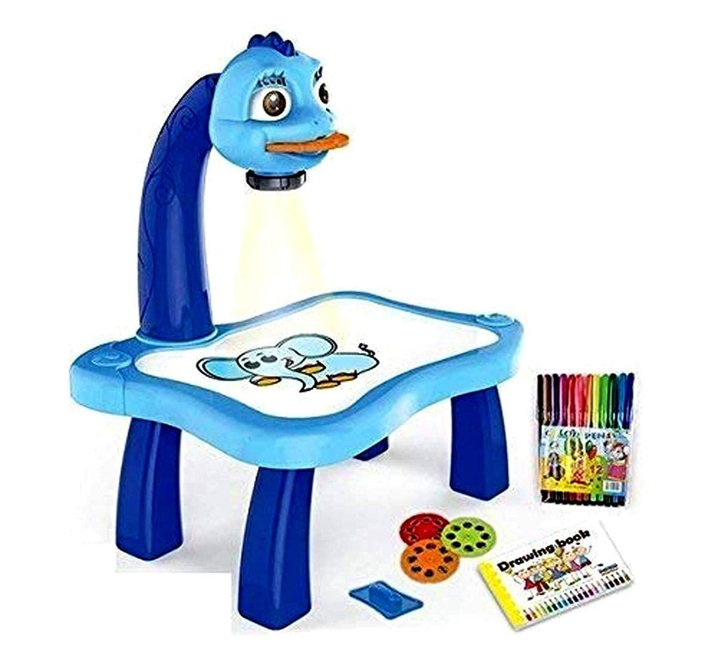 Children Painting Projection Drawing Board LED Projector Drawing Table Toys Kids Projector Painting Board Desk Projection Painting Toy Graffiti Early Education Writing Board Household Erasable Toys