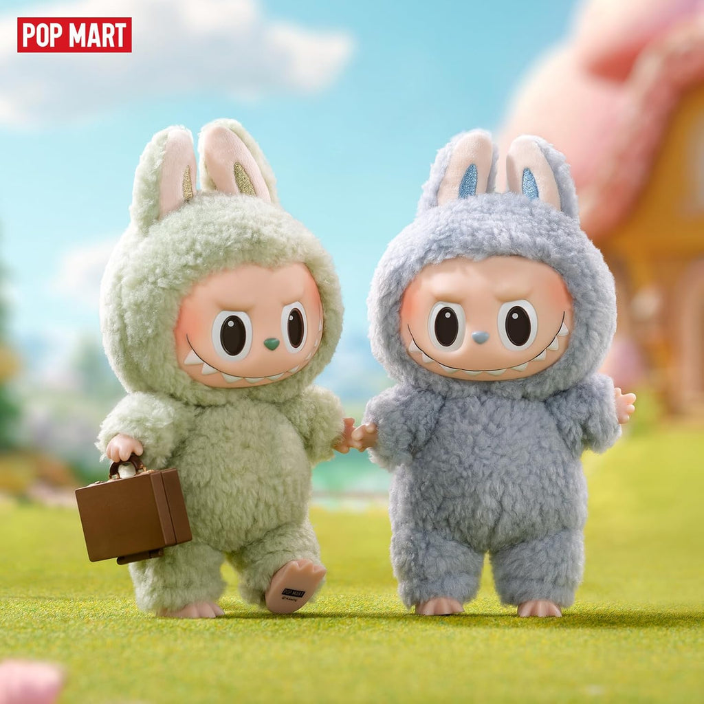 Labubu Original Pop Mart Labubu Doll Blind Box Plush Toy Binginto Energy Series Cute Soft Bunny Doll with Keychain for Kids Girls Boys Colorful Fluffy Labubu Character Key Ring Random Color