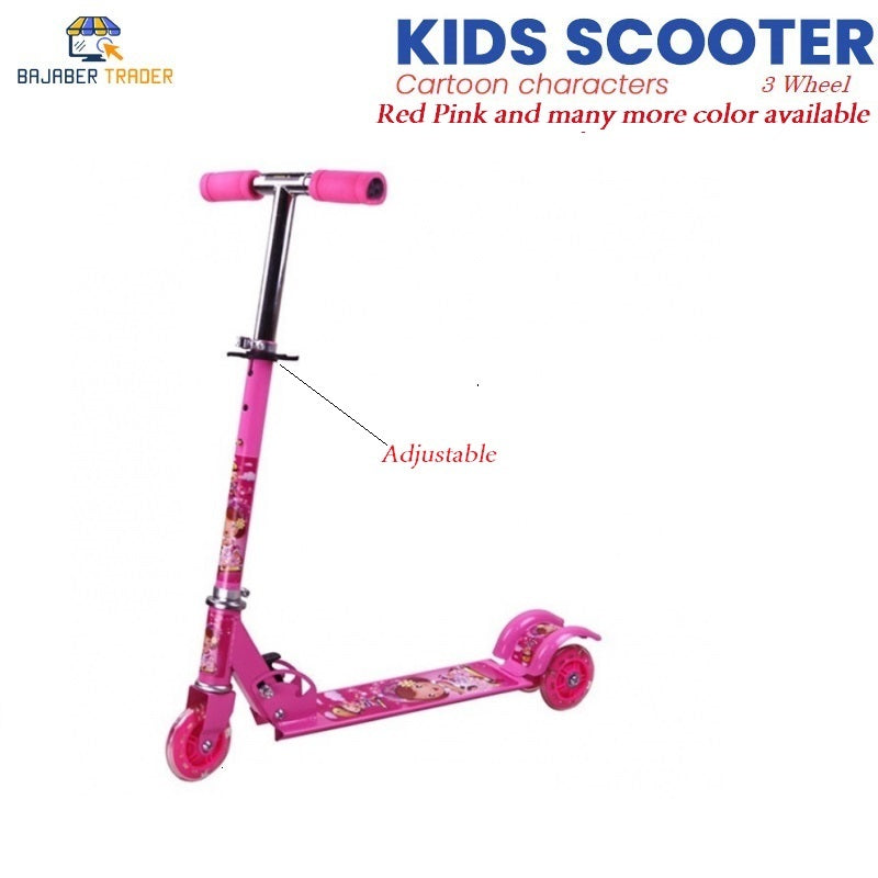 Scooty For Kids Adjustable 3 Wheel Kick Scooter Gifts For Toddlers Children Boys Girls