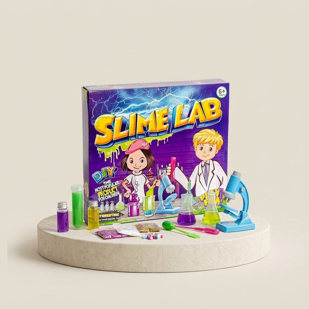 DIY Make Your Own Slime Jolly Slime Making Kit with Free Borax and Storage Boxes and Colors For Kids