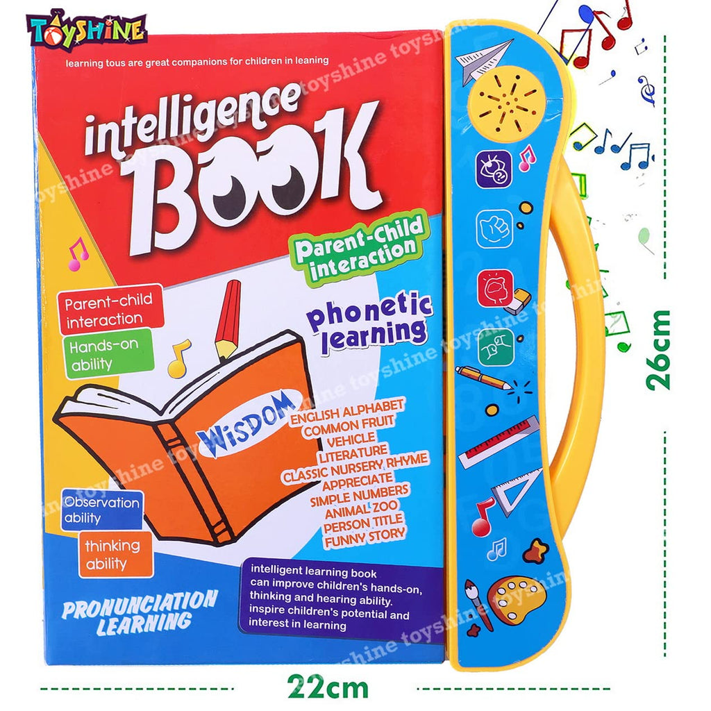 Intelligence Study Book for Kids E Book for Kids Child Early Learning Intelligent Book Intellectual Learning Electronic Sound Teaching Aid Toddlers English Learning Book