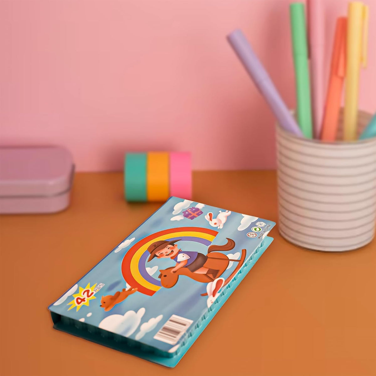 Color Kit Art Set Color Box Set For Kids Colors Box Color Pencil ,Crayons , Water Color, Sketch Pens Set of 46 Pieces for Boys and Girls kids Painting School Kit