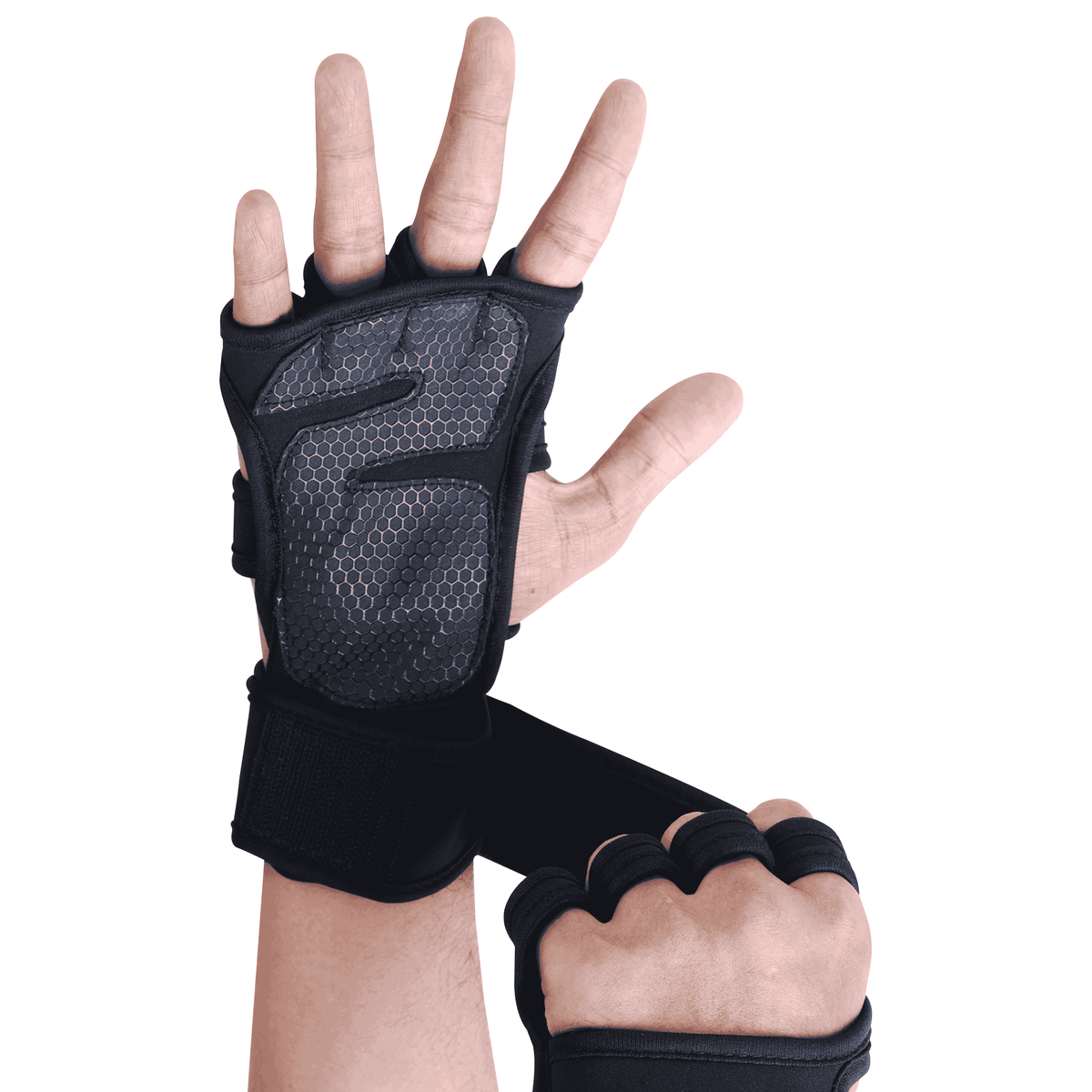 Weightlifting Gym Gloves With Wrist Support Fitness GYM GLOVES Weight Lifting Gloves Fitness Gloves With Wrist Wrap, Gym Workout, Weightlifting & Fitness