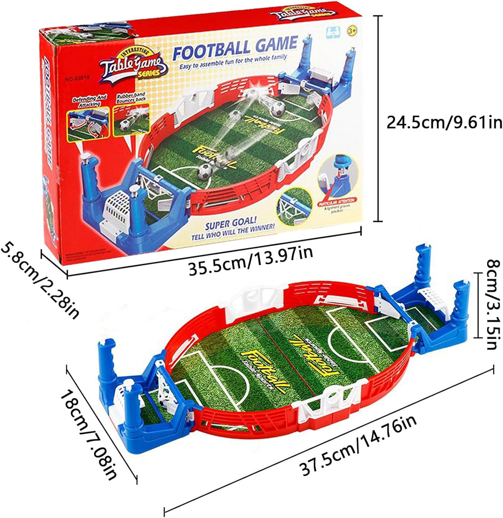 Mini Table Football Game, Table Football Desktop Football Toy Gifts for Children Boy Indoor 2-Player Party Tabletop Soccer Toys for Children Kids Adults