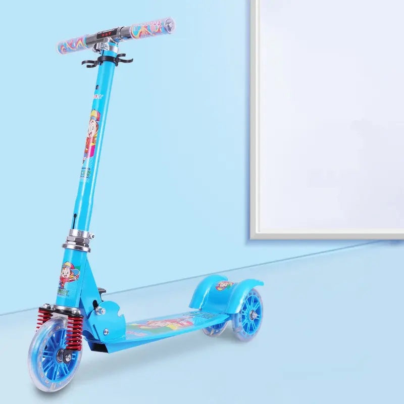 Big Scooty For Kids Adjustable 3 Wheel Large Kick Scooter Gifts For Toddlers Children Boys Girls 12years