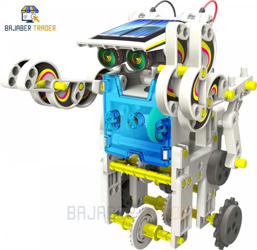 14 IN 1 Solar Robot Educational Kit  Build Your Own Robot Kit  Powered by the Sun