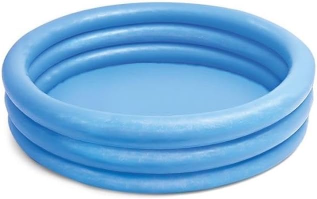 Swimming Pool For Kids Large Size 58"x13" and 45"x10" Crystal Blue Pool kids inflatable Bathtub 3 Ring Pool Bath Tub For Children