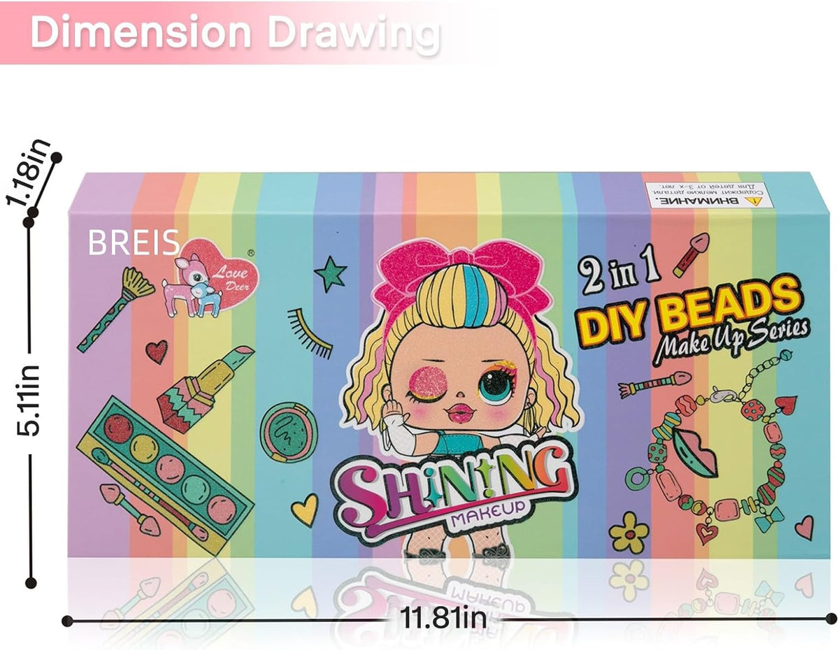 Kids Real Makeup Skin Friendly Cosmetic Fashion Beauty Set Pretend Play Toy Cosmetic Kit For Girls