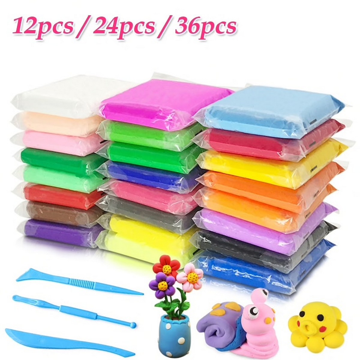 Fomic Play Dough Air Dry Polymer Clay Slime with Free Tools Fomic Polymer Light Clay Slime Playdough For Kids With Free Tools