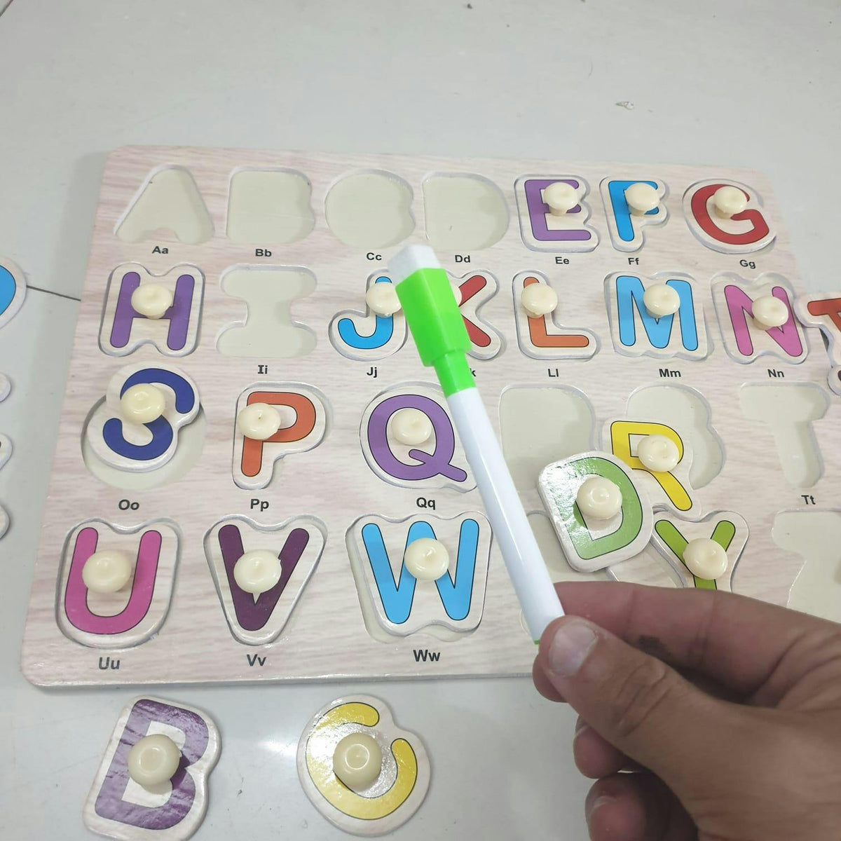 Wooden Alphabet Wooden English Letters Alphabet Number Shape Learning Montessori Toys Preschool Education Kids Learning Toys