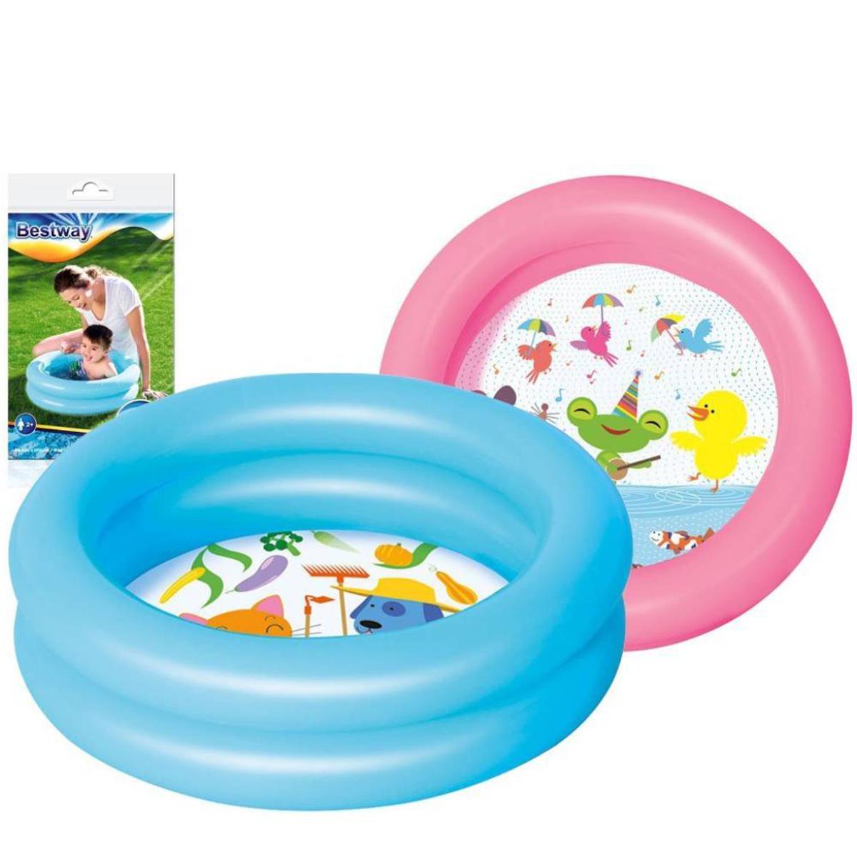 Bestway Inflatable Baby Swimming Pool For Kids Bathtub 24" x 6" Inflatable Kids Bath Tub For Children Ring pool kids swimming pool