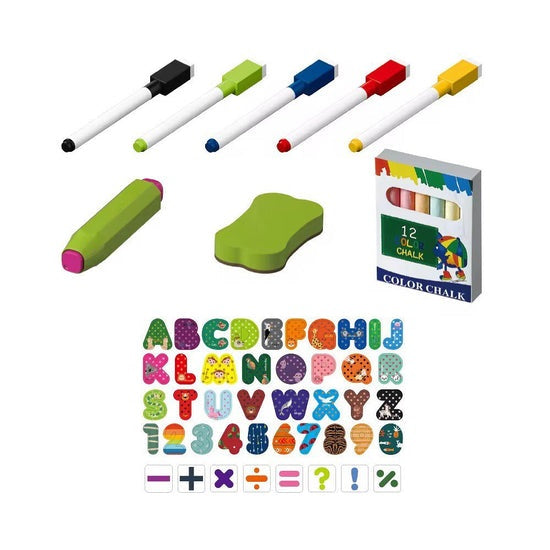 Artist Easel Drawing Board for Kids Dual Sided Magnetic and Blackboard Adjustable Standing Art Easel for Toddler, Double Magnetic Drawing Board with Painting Accessories  Includes Pens, Chalks, Duster & Other Accessories Along with Board Games