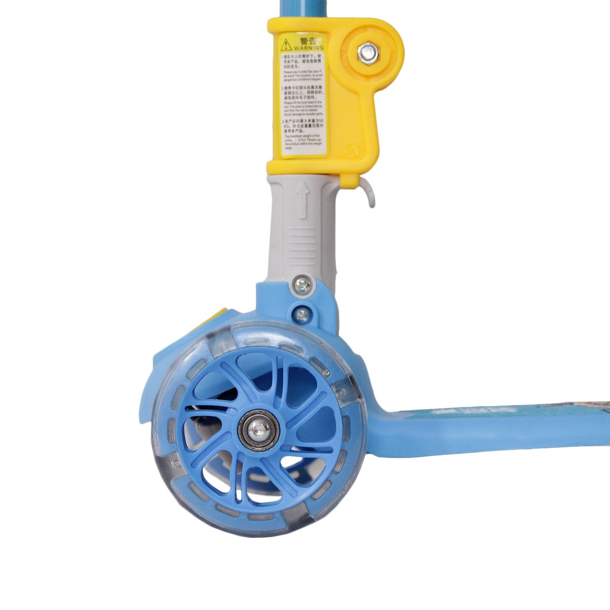 Imported 3 Wheel Scooty For Kids LED Light-Up Scooty Foldable with Seat